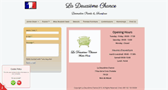 Desktop Screenshot of ladeuxiemechance.com